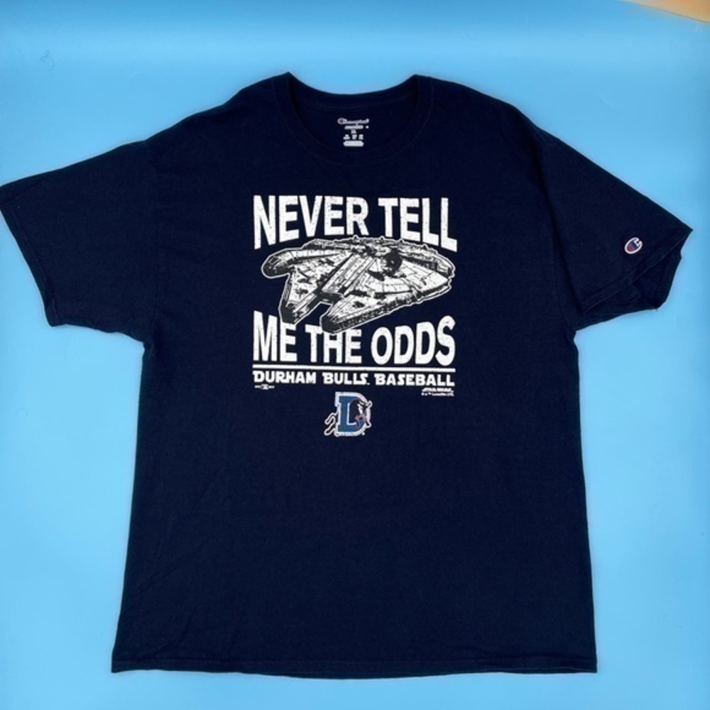 CHAMPION X STAR WARS Durham NC Baseball Graphic Tee